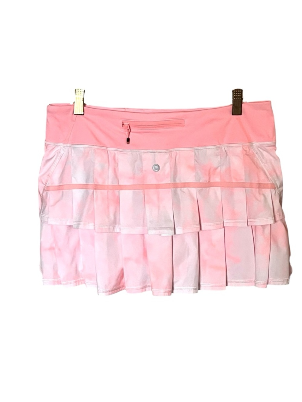 LULULEMON Peachy Pink Ruffle Tennis Skirt Skort